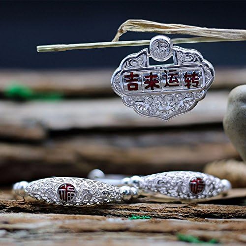 TT&amp;CHANGMINGSUO 3 pieces. Baby silverware. Children's long life lock. Solid push-pull sterling silver bracelet. Baby silver gift set.