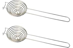 KXUSW Separador de Claras y Yemas-Filtro de Clara de Huevo de Acero Inoxidable-Extractor de Clara de Huevo-Herramientas de Cocina-Herramientas para Hornear，2 Piezas