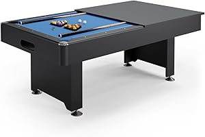 PLAY4FUN Billard américain - Tapis de Jeu en Laine, Retour de Boules Automatique et Accessoires Inclus
