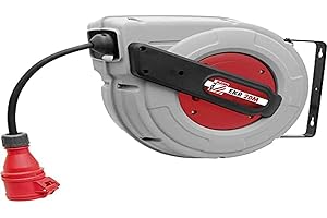 HOLZMAN Enrollador eléctrico mural 20 m - 400V