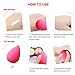 Eastrin Makeup Sponges, Beauty Makeup Blender Blending Cosmetic Make up Sponges Buds Egg Shaped Set