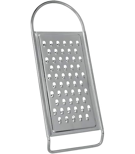 Weis groenterasp (Bircher), roestvrij staal, zilver, 30 x 11 x 2 Weis groenterasp (Bircher), roestvrij staal, zilver, 30 x 11 x 2