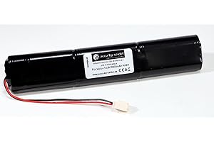 ACCU-BY-SEIDEL Ersatz – Akku 10,8V 2600mAh NI-MH Rollladen Solar & Dachfenster gebräuchlich für Velux 946933 mit Kabel und Stecker