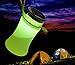 Produktbild Tragbar 550 ml zusammenklappbar Wasserdicht Silikon Solar Flasche LED Camping-Laterne, Silikon Solar Nacht Beleuchtung Wasserkocher mit SOS Notfall Flash Licht durch TT,