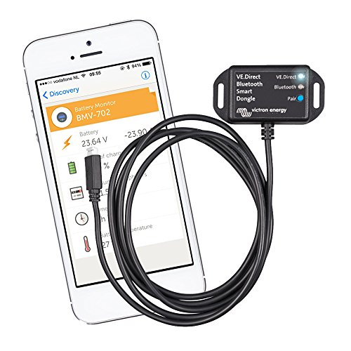Victron Energy Set BlueSolar | Solarladeregler | Solar-regler | Laderegler | MPPT 75/15 | 12 – 24 V | 15 A | inklusive VE.Direct Bluetooth Smart dongle - 5