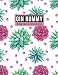 Produktbild Gin Rummy Premium Score Sheet Record Notebook: Score Pad For Keeping Track of All Your Scores for Over 850 Games | Includes Game Instructions (Pink Succulent Plants, Band 1)
