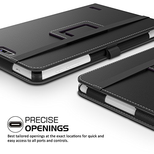 MoKo Dragon Touch S8 Hülle – Kunstleder Tasche Schutzhülle Schale Smart Case Standfunktion für Dragon Touch S8 8″ Intel Quad Core 64 bits Android Tablet, Schwarz - 2