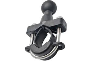 Riloer Handlebar U-Bolt Base Rail Base Clamp, Motorcycle Mirrors Bracket Holder, Bike Mirror Handlebar,ram mount Brackets, Universal Bike Rear View Side Mirror Handlebar Clamp,For Motorcycle, Mtb