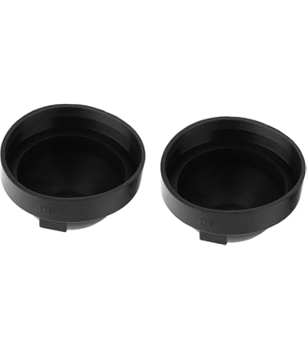 EVGATSAUTO 2 Pezzi Copriparafango In Gomma 90mm Per Fari LED - Antipolvere E Impermeabile Nero - 3