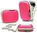 Produktbild Navitech pinke Wasser wiederständige Harte Digital Kamera Tasche für das Nikon COOLPIX S6600 / S6500 / S5200 / S4400 / S3500 / S3400 / S2750 / S2700 / S02 / 28 / L27