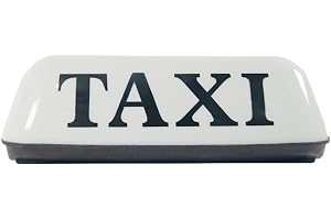 TAXI Car Dome Light Sign - Taxiskyltar för bilar, Vattentät Taxii Roof Light, Car Rooff Lamp, Retro Cab Roof Top Lights Fun