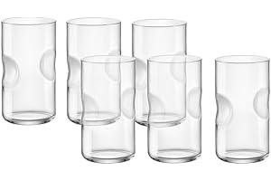 Bormioli Rocco Giove Cooler Frosted Glass, 16-3/4-Ounce, Set of 6 by Bormioli Rocco