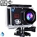 Produktbild NK Wasserdichte Action Cam Sport-Kamera Ultra HD 4K 60 FPS, 16MP, WiFi - HDMI, wasserdichter Fall, 170º Weitwinkel, Ultra erweitert Sensor SonyIMX386, 1.050mAh (15 Zubehör)