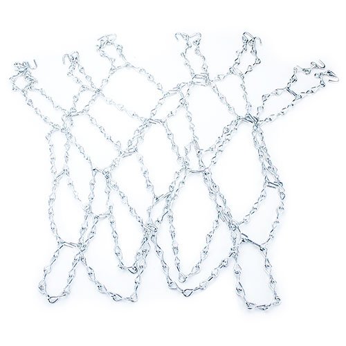 Crown Sporting Goods Outdoor Galvanized Steel Chain Basketball Net