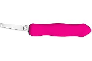 F. DICK F.Dick Klauenmesser, Hufmesser EXPERT-GRIP 2K 2487 (rechts-kurz-schmal, extra scharfer Skalpell-Anschliff, 2K-Kunststoffgriff PINK) 62487500-76