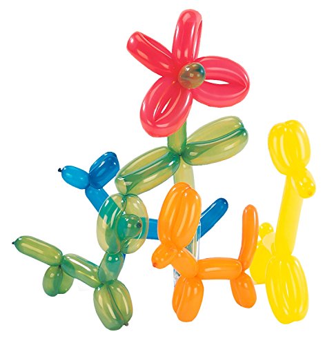 Riethmüller 6408 - 10 Modellierballons mit Pumpe, Länge circa 135 cm