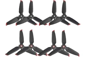 YETEETH 8 Pezzi Eliche di Ricambio per DJI FPV Drone Accessori a Basso Rumore Lame Puntelli