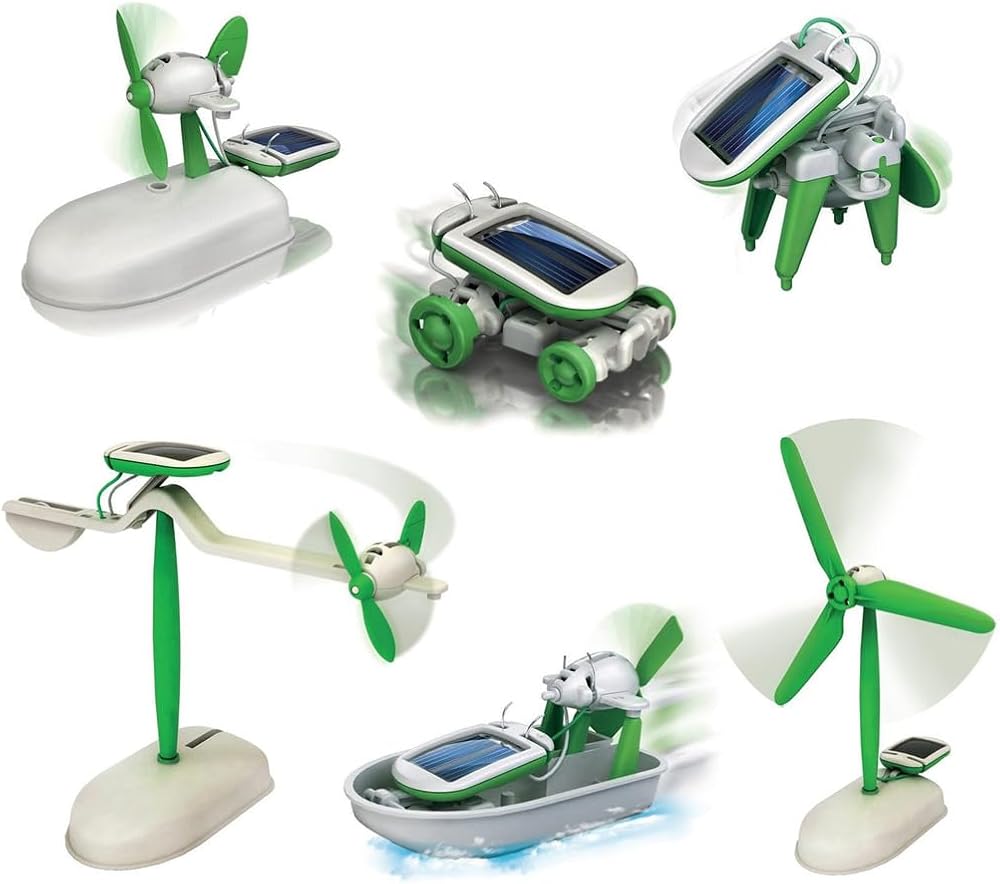 5-14 Yaş Arası Solar Robot Eğitim - Deney Kiti, Bilim Seti