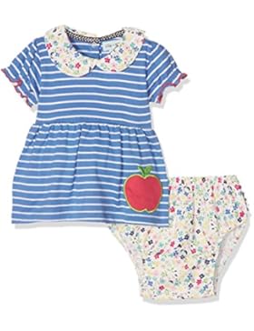 Lilly and Sid Baby - Mädchen Bekleidungsset Stripe Collar Dress And Pants Set