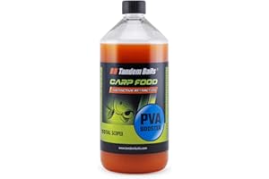 Tandem Baits Carp Food PVA Booster | Carpfishing Pesche Pesca Accessori | Alimentatore per la Pesca Carpa | Aroma Inenso | Pesca Accessori alla Carpa 1000ml