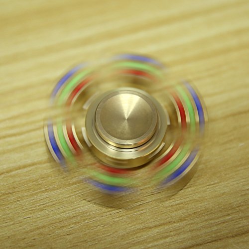 Hanyia EDC Spinner Fidget Spielzeug Lucky Brass Rainbow Spinner for Kids Adults Stress Reducer Spielzeug fur Kinder und Erwachsene Spielzeug - 6