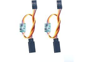 CENPEK 2-pack RC servo signal omvändare 2,4 V till 24 V 5 A rotationsinverterare för flygplan flygplan styrutrustning servo