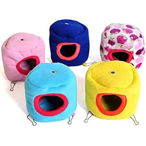 kingwin Pet Nest zum Aufhängen Bett Warm Baum Haus für Rat Vogel Hamster Eichhörnchen–zufällige Farbe