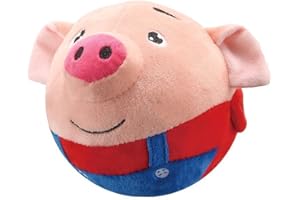 Kexpery Juguetes de Peluche Que rebotan automáticamente, Resistentes a Las mordeduras, Divertidos Juguetes interactivos chirriantes, masticables con Movimiento automático para Perros pequeño