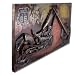 Produktbild Phoenixarts Harley MetallBild 3D Motorrad Indian Chopper Bild Vintage Route 66 (140x70x7cm) - über 40 Motive