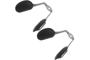 MAGICLULU Naselli per Occhiali Antiscivolo in Silicone Morbido a Forma di U Fissaggio a Vite, Kit di Sostituzione Rapido per Occhiali da Lettura e Vista - 1