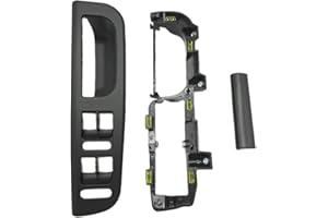 KIKAPA 3 soportes de interruptor de manija de puerta interior de Golf 4 color negro 1J1 8671793B1 867 171 E 3B0867175