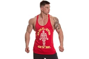 GOLD'S GYM Gold´s Gym Muscle Joe Premium Stringer Chaleco Camiseta musculación, Hombre