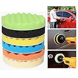 Itian 8pcs Schwamm Polieren Pad Auto Polierer Puffer Set mit...