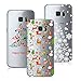 Produktbild Yokata [3 Packs] Merry Christmas Serise, Samsung Galaxy S7 Hülle Weihnachten, Transparent Weiche Silikon Handytasche Handyhülle Schutzhülle TPU Handy Tasche Schale Etui Weich Silicone Bumper Ultra Dünn Slim Durchsichtig Premium Kratzfest Kreative Christmas Gift Motiv Muster Clear Backcover Schutz für Galaxy S7 (5,1 Zoll) Case Cover - Weihnachten + Christmas Mix + White Christmas Tree