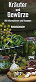 Image de Kräuter & Gewürze Notizkalender 2017: Mit nützlichen Informationen und Rezepten