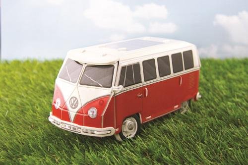 Preisvergleich Produktbild VW Bulli 3D Puzzle, rot / weiß - KUKPP2646VW