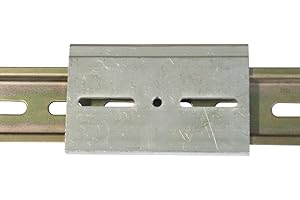 WITTKOWARE Netzteil-Halteclip für 35mm DIN-Hutschiene, Aluminium Adapterplatte, BxHxT 80x50x9mm