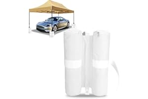 1 Stück Zelt Gewicht Taschen, Pavillon Sandsäcke, Hochleistungs Doppelt Genähte Sand Tasche, Baldachin gewichtete Sandsäcke, Pop-up Sonnenschirm Zelt Fuß, Outdoor Sun Shelter Beine (Weiß)