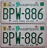 US-Staat: New Hampshire USA Nummernschilder NEW HAMPSHIRE Auto-Kennzeichen ~ US License Plates ~ KFZ Metallschilder