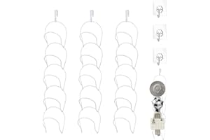 ‎XOCOME xocome 15 Stück Cap Halter Tür Hut Racks, Baseball Cap Halterung Schrank hängende Einstellbare Huthalter,für Schals Handtaschen Handtücher Kleidung Krawatten mit Haken zum Aufhängen, Weiß