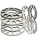 Produktbild Rad Distanzscheiben, 4Pcs Aluminiumlegierung 4 und 5 Lug3 / 5/8/10 / 12mm Dicke Universal Rad Distanzscheiben