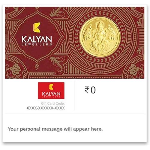 Kalyan Jewellers - Gold Coin | | E-Gift Card | Instant delivery | Valid for in-store purchases | Ideal gift for birthday, anniversary & wedding