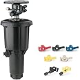 Rain Bird 2045A Maxi-Paw Popup Impact Rotor Sprinkler, Radius 6 to 12 m (Black)
