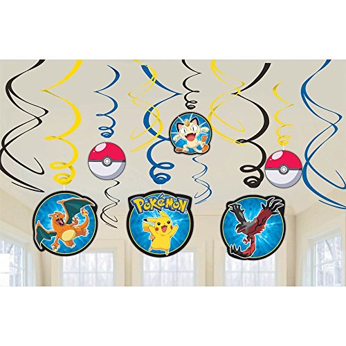 Amscan International 671844 Pokémon hängende Dekoration Swirl - 2