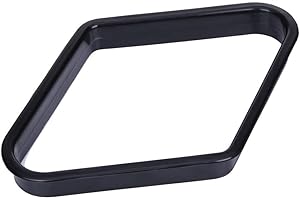 VEKTENXI Billiards 9 Ball Pool Table Triangle Rack Heavy Duty Black Plastic Sturdy and Cost-Effective
