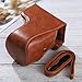 Produktbild Consumer YHM Ganzkörperkamera PU-Ledertasche mit Gurt für Sony ILCE-6500 / A6500 (Schwarz) (Color : Brown)