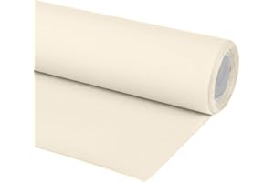 Byour3 - Tejido por Metro Tela Impermeable Toldos Cortinas Laterales Balcón Veranda Tiende A Caducar Gazebo Camper Cojín De Barco (Marfil, 100 cm Ancho Rollo)