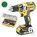 Produktbild 18,0 Volt Akku-Bohrschrauber DCD 790 S2 im Set mit Schrauberbits DT7969 von DeWalt AA2017