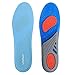 1 Paar Einlegesohlen Sport Arbeit Orthopädische, Lifebee Stoßdämpfung gel Einlegesohlen für Herren,Blau