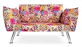 sofa zweisitzer günstig Es bietet eine ergonomische Nutzung im Wohnzimmer, Kinderzimmer, Küche, Büro und Schlafzimmer. Kann als gästebett klappbar und klappsofa schlafsofa verwendet werden. Es bietet eine komfortable und bequeme Sitzgelegenheit. Die Füße des Sofas bestehen aus Metall. Unzerbrechlich wie Plastikfüße. Der rahmen des schlafsofas ist sehr stabil, so dass es bei normaler nutzung die form nicht verliert.